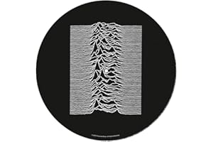 JOYDIVISION Joy Division Plattenspieler-Schallplatten-Schallplatte zum Mischen, DJ-Kratzen und Zuhören zu Hause (Unknown Pleasures Design) – Offizieller Merchandise, Schwarz