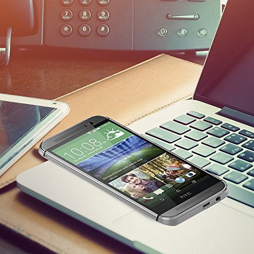 HTC One M8 Funda  iVoler TPU Silicona Case Cover Dura Parachoques Carcasa Funda Bumper para HTC One M8   Ultra-delgado   Shock-Absorci  n   Anti-Ara  azos   Transparente - Garant  a Incondicional de 18 Meses