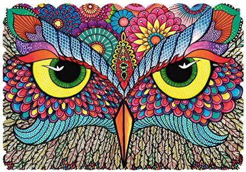 260pc Wentworth Wooden Jigsaw Puzzles - It's a Hoot! Extra Difficult Cut Pattern