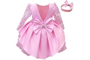 NNJXD Bambina Vestito Tutu Vestiti Floreale Natale Vestito Concorso Senza Schienale Vestito da Sposa