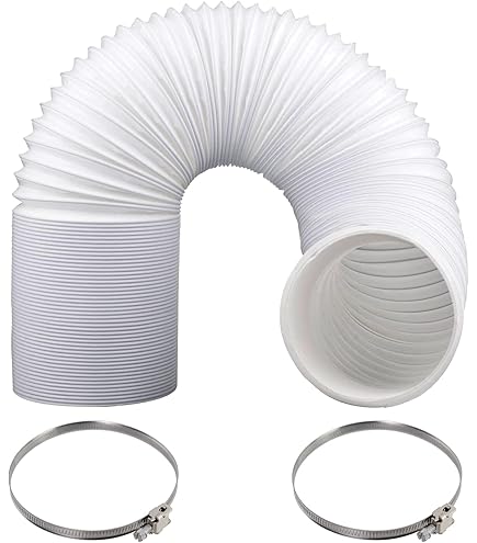 SPARES2GO Exterior Wall Venting Kit & Extension Hose For Bosch Tumble Dryers (Brown, 4" / 102mm