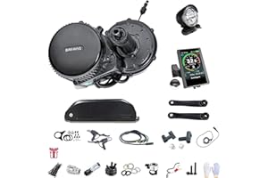 Bafang Mid Motor BBS02B BBS03B BBSHD 48V 750W / 1000W Motore Centrale per MTB Road Bike City Bike Kit Bici elettrica Kit di conversione con Batteria 48V/52V
