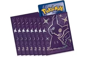 FRIKI MONKEY Bolsas de Entrenamiento Elite Pokemon [65 Bolsillos] - Presentar Tarjetas con Promocionales Cajas ETB Pokemon (Mimikyu)
