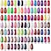 Perfect Summer 6pcs UV Led Gel Nail Polish Soak Off Semi-permanent Varnish Multi- Color Beauty kits 10ml Collection