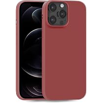 MyGadget Hülle Für IPhone 12 Pro Max – Robuste TPU Silikonhülle, Kratzfest, Stoßsicher, In Matt Rot