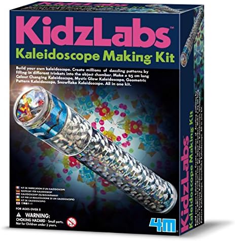 Best Selling Rainy Day Idea Christmas Gift Fun Creative Idea For children Age 5+ KidzLabs Build Your Own Kaleidoscope