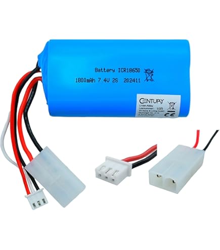 Yangers 2 Pack 7.4v 1500mah li-ion batterij RC oplaadbare batterijen
