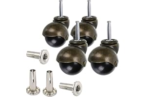 Skelang Caster Wheels Pack of 4 (Stem Caster Wheels M8×38mm (1.5"))