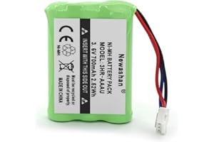 NEWASHAN 3HR-AAAU 700 mAh 3,6 V Batteria di Ricambio per Bang & Olufsen BEOCOM 6000 BeoCom 1 M6000 MKII Telefono Telefono Fisso Wireless B&O Ricaricabile Ni-MH AAA Batterie Accu