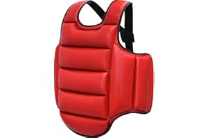 LUXYLEI Protector De Pecho para Boxeo, Kickboxing, MMA, Muay Thai, Protector Corporal, Escudo De Ataque Ajustable, Almohadilla De Protección para Costillas Superiores del Vientre para Artes Marciales