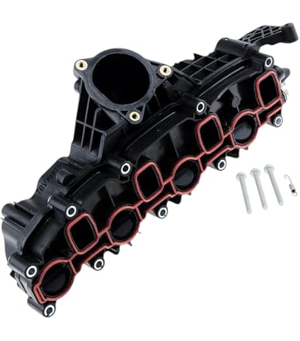 Collecteur D'admission Compatible BMW X1 F48 18D-25D 2.0L Diesel - Réf. OEM 11618513653 - En Plastique Poli Noir