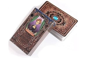 Cakunmik Tarot De Mansión Oscura 78 Cartas De La Fortuna De 78 Tarjetas, Mazo De Cartas con Conjuntos De Guías, para Principiantes, Entusiastas Y Lectores De Tarot Avanzados, 10.5 * 6 * 2.5 Cm