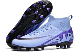 Kmrlofiy Męskie buty do piłki nożnej, High Top Spike Cleats, profesjonalne buty do piłki nożnej, atletyka, buty sportowe, buty sportowe