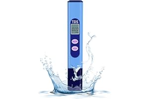 QNCIGER TDS Tester, Water Quality Meter LCD Pen with 0-9990 PPM Measurement Range Portable for The aquaculture Industry Hospitals, Swimming Pools, Household tap Water Quality Testing