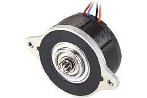 Toaiot - Moons Nema14 - Motor de panqueques de 36 mm con engranaje de 10 dientes, motor paso a paso mejorado de 17 mm compatible con extrusora Orbitor/Sherpa, Ender 3 Pro V2/Vorn 2.4 / BLV / CR10 3D