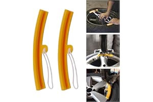 SEMINISMAR Felgenschutz Reifenmontage Felgenschoner Reifenmontiermaschine Felgenkantenschutz Motorrad Felgenschützer Auto Felgenschutzleiste für Alle Gängigen Montiereisen (2 Stück)