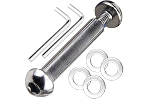 OTFAITP Boulon d'essieu Avant et arrière M8 8 mm x 28 mm-86 mm en Acier Carbone de qualité 8.8 pour Trottinette Freestyle, Adolescent/Adulte, capacité de 800 kg