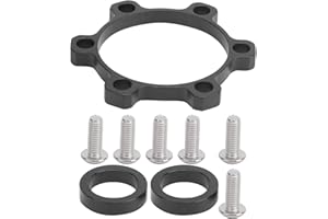 ALOMEJOR Kit de conversión de buje de bicicleta, 100‑110 mm Adaptador de conversión de buje de refuerzo de horquilla delantera de bicicleta de montaña Accesorio de base de conversión de disco de freno de bicic