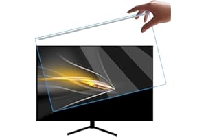 Guoyoocc Filtro Luce Blu da 13″-32″ Sospeso per Monitor del Computer,Protezione per Gli Occhi,Pellicola Proteggi Schermo Acrilica Rimovibile per Computer PC,Pannello di Protezione sospeso
