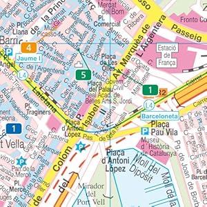 Freytag Berndt Stadtpläne, Barcelona, City Pocket + The Big Five, wasserfest - Maßstab 1:10 000