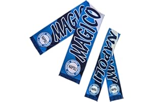 NARAMAKI Napoli Schal "MAGICO NAPOLI" + Haarband "MAGICO NAPOLI" - Einzigartiges Design für Fußball-Tifosi, hellblau, One size