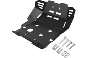BAIONE Worldmotop Motorcycle Engine Skid Plate Bash Plate Compatible With HONDA CRF300L CRF 300L 2021 2022 2023 Engine Cover Skidplate Protective(black)
