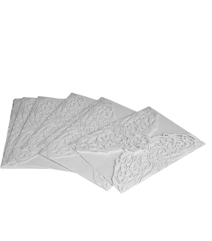 Aboiled Einladungsband Transparent - 150 Stück Bauchbänder Für Hochzeitseinladungen