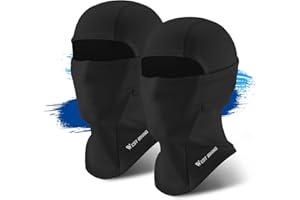 ICOCOPRO 2 Stücke Kinder Sturmhaube Winter, Warm Balaclava Winddicht Gesichtsmaske Skimaske Sturmmaske für Jungen Mädchen, Einheitsgröße (2 Stücke)