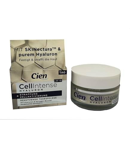 Crème Hydratante Anti-âge Cien Gold - Lot De 2 X 50 Ml - Régénérante, SPF 3 - Neuf D'Allemagne