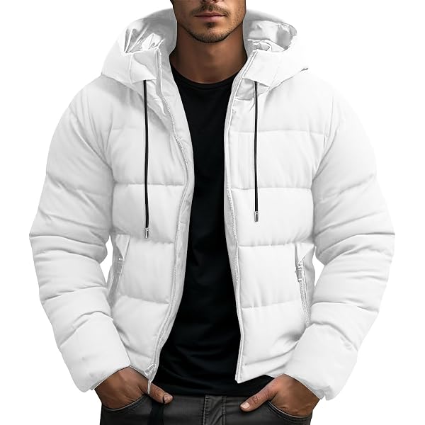 Doudoune Homme Léger Chaude - Veste Bomber Matelassée Sans Capuche Pour Automne/hiver - 12