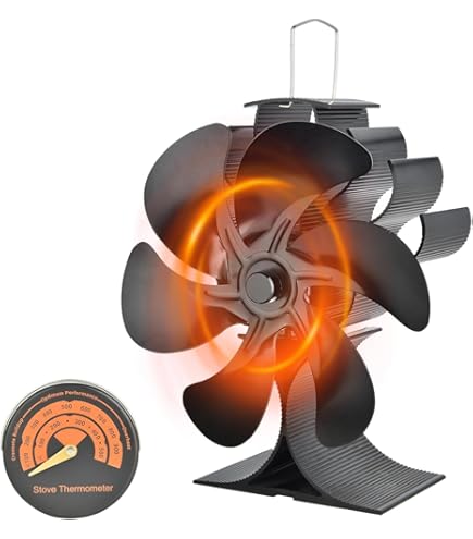 JossaColar Ventola Termica Per Stufa A Legna - Ventola Per Camino Non Elettrica Ed Ecologica Per Pellet/Bruciatore Con Accessori - Foto 7