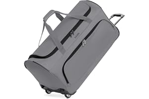 REDOLZ Bolsa de Viaje grande XL Trolley con Ruedas | 89 litros - 71 cm | para Hombres & Mujeres