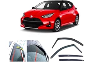 AC WOW 4 deflettori antivento per Toyota Yaris (XP210) per Mazda 2 Hybryd 2020 2021 2022 2023 2024 2025 2026