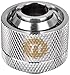 Produktbild Thermaltake CL-W030-CA00SL-A Pacific 1/2" IN x 3/4" OUT Anschlusstülle chrom