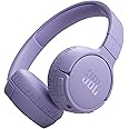 JBL Tune 670 NC Wireless On-Ear Bluetooth Headphones with Adaptive Noise-Cancelling Technology and Lightweight Design, 70-Hour Battery Life, Purple