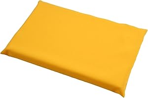 ‎HANS-TEXTIL-SHOP Hans-Textil-Shop Sitzkissen 37x23x3 cm Gelb Polyester - Sitzauflage, Für Bierbank, Mit Schaumstoff, Reißverschluss, Qualität Made in EU