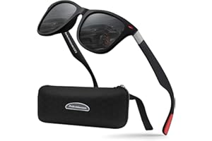 PERFECTMIAOXUAN Stylowe Okulary Przeciwsłoneczne dla Męskie i Damskie Polaryzowane,lekkie oprawki TR90, ochrona UV400,do jazdy na motocyklu i biegania,wędkowanie okulary przeciwsłoneczne