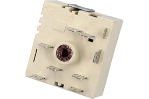 DL-pro Energieregler Zweikreis für E.G.O. EGO 50.55021.100 5055021100 AEG 3051706210 Kochplattenschalter Schalter Regler rechts steigend für Kochfeld Herd