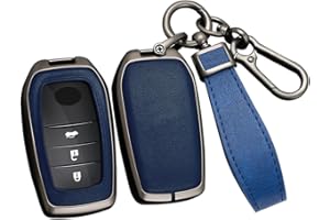 ontto Etui na kluczyki samochodowe pasuje do Toyota Yaris Cross Hybrid Corolla RAV4 Prius Camry Auris Highlander 2020-2023, etui na klucze, etui ochronne, pilot zdalnego sterowania, akcesoria 2/3/4