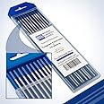 Midwest Tungsten Service TIG Welding Electrodes 2% Lanthanated (Blue, WL20) 10-Pack (3/32")