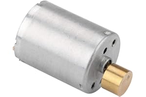 ICQUANZX Arbre de vibration vibrante à courant continu forte 12V 6000R avec 2 fonctions de vibration de moteur à vibration de masse rotative en fer pour modèles d'avion et appareils de massage