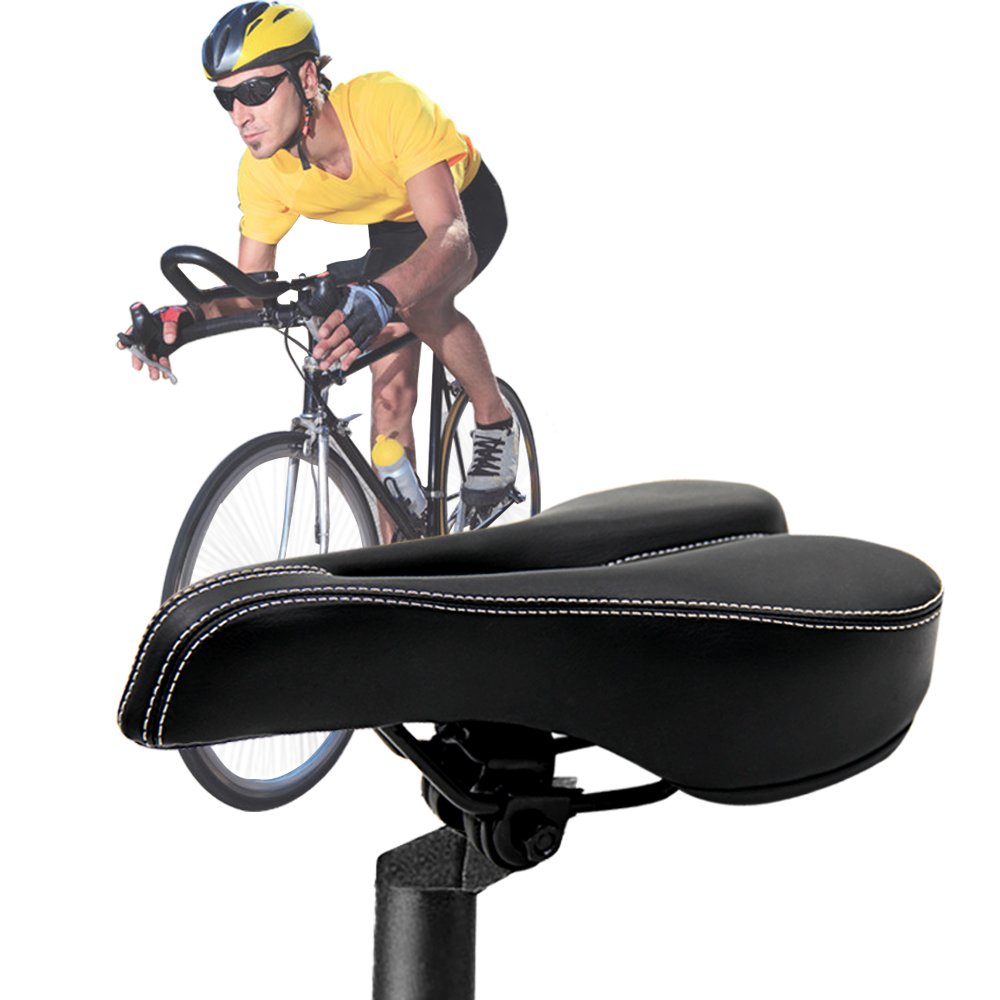 Sella Bici Comfort Con Foro Centrale - Per Uomo E Donna, MTB E Strada, 24 Colori - Foto 2