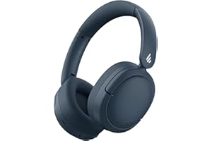 Edifier V80 Auriculares Bluetooth Inalámbricos, Cancelación Activa de Ruido Híbrida 44dB, Bluetooth 5.4, 45 Horas de Autonomía, Carga Rápida, Conexión Multipunto, EQ Personalizado vía App - Azul