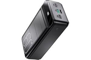 PDBEST Power Bank 60000mAh 22,5W Powerbank PD USB C Schnellladefunktion Externe Akku mit 4 Ausgänge und 3 Eingänge, kompatibel mit iPhone, Tablets, iPad usw