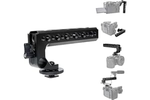 NICEYRIG Chaussure Poignée Camera Dessus Poignée de Fromage avec Cold Sabot pour Appareil Photo DSLR Sony A6500/A6300/A6000 Lumix Gh5s/Gh5 Cage