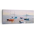 Impression sur Toile 120x50cm Tableaux Image Photo Abstraction Peinture Morceau