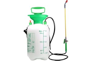 VOXON 5L Pump Action Pressure Sprayer With Pressure Release Valve, Garden Knapsack Sprayer