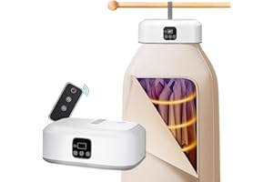 EPROICKS Tragbarer Wäschetrockner Klein, 2024 Neue Elektrisch Klein Wärmepumpentrockner, mit Timer/UV-Sterilisation/Auto Abschaltung, Warmlufttrockner Klein für Apartment,Zuhause, Reisen