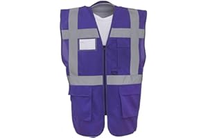 Expert Workwear Gilet haute visibilité coloré haute visibilité avec poches – 27 couleurs