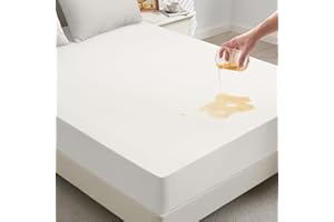 ‎MAFUDOXI mafudoxi Matratzenschoner 90x200cm Wasserdicht, Spannbettlaken, Matratzenschutz Atmungsaktive, Matratzenauflage für Matratzen bis 30cm, Inkontinenzunterlage waschbar, Nässeschutz Bettlaken-Weiß